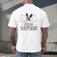 Boston Terrier Dog Lovers Sleepshirt Apparel Men Women Men's Back Print T-Shirt, gift for family, gift for coworker