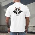 Boston Terrier Halloween Shirt Did Someone Say Treat Men's Back Print T-Shirt, gift for family, gift for coworker