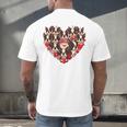 Boston Terrier Heart Valentine Boston Terrier Men's Back Print T-Shirt, gift for family, gift for coworker