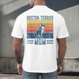 Dog Boston Terrier Mom Vintage Boston Terrier Mom Men's Back Print T-Shirt, gift for family, gift for coworker