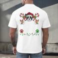 Most Likely Decorate Her Boston Terrier Dog Ugly Christmas Men's Back Print T-Shirt, gift for family, gift for coworker