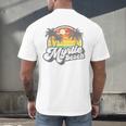 Myrtle Beach South Carolina Retro 70s Vintage Vacation Men's Back Print T-Shirt, gift for family, gift for coworker
