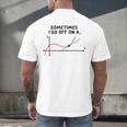 Sometimes I Go Off On a Tangent Math Teacher T Shirts Men Women Girls Kids Men&#x27;s Back Print T-Shirt, gift for family, gift for coworker