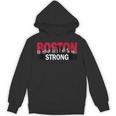 Boston Strong Logo Vintage Boston City Skyline Unisex Hoodie, trending gift