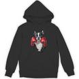 Boston Terrier Boxing Unisex Hoodie, trending gift