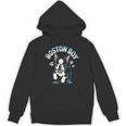 Boston Terrier Boy Cute Cartoon Dog Owner Pet Boston Terrier Unisex Hoodie, trending gift