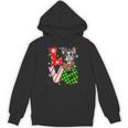 Boston Terrier Christmas Tree Lights Santa Dog Xmas For Men Women Kids Unisex Hoodie, Boston Terrier Christmas Gifts, trending gift