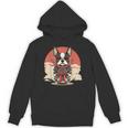 Boston Terrier Dog Japanese Style Samurai Dogs Unisex Hoodie, trending gift