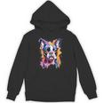 Boston Terrier Lover Pop Art Color Boston Terrier Dog For Men Women Girls Kids Unisex Hoodie, trending gift