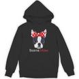 Boston Terrier Mom Bostie Women Girls Unisex Hoodie, Couple Gifts, Mom Gifts, Boston Terrier Mom Gifts, trending gift