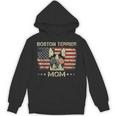Boston Terrier Mom Dog Lovers American Flag 4th Of July Unisex Hoodie, Couple Gifts, Mom Gifts, Boston Terrier Mom Gifts, American Boston Terrier Gifts, Boston Terrier 4th Of July Gifts, trending gift