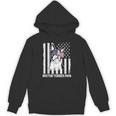 Boston Terrier Papa Cool Dog Lover USA American Flag Men Women Unisex Hoodie, American Boston Terrier Gifts, trending gift