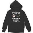 Boston Terrier Shirt Coffee And Boston Terrier Cute Dog For Men Women Girls Kids Unisex Hoodie, trending gift