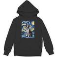 Boston Terrier Van Gogh Starry Night Unisex Hoodie, trending gift
