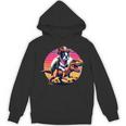Boston Terrier Wearing A Cowboy Hat On T-Rex Unisex Hoodie, trending gift