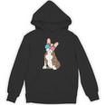 Brindle Boston Terrier Dog Patriotic Shirt USA Flag Unisex Hoodie, Patriotic Boston Terrier Gifts, trending gift