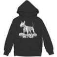 Bull Terrier Skeleton Birthday Halloween Kids Unisex Hoodie, trending gift