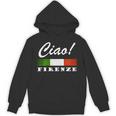 Ciao Italia トリコローレ イタリア国旗 フィレンツェ フィレンツェ イタリア 長袖tシャツ パーカー