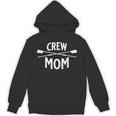 Crew Rowing Mom Team Mama Sculling Crossed Oars Unisex Hoodie