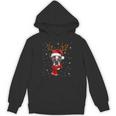 Family Matching Reindeer Xmas Boston Terrier Christmas Unisex Hoodie, Boston Terrier Christmas Gifts, trending gift
