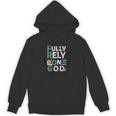 Frog Fully Rely On God 面白いレトロラブハートカエル愛好家 長袖tシャツ パーカー