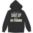 hut Up And Go Fishing Fisher Lover Fish Fishing パーカー