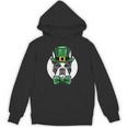 Green Boston Terrier Shamrock St Patricks Day Boston Terrier Unisex Hoodie, trending gift
