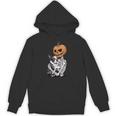 Halloween Skeleton Boston Terrier Unisex Hoodie, Boston Terrier Halloween Gifts, trending gift