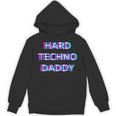 Hard Techno Daddy Edm Electro Music Festival Dad Father Rave パーカー