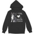 Just A Girl Who Loves Her Boston Terrier Puppy Love Unisex Hoodie, trending gift