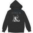 Love Is Boston Terrier Bostie Unisex Hoodie, trending gift