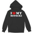 I Love My Mitsuki 私は私のミツキが大好きで、私は私のミツキが大好きです パーカー