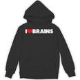 I Love ハート Brains パーカー