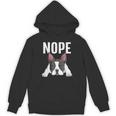 Nope Boston Terrier Puppy Dog Bostie Lover Men Women Girls Kids Unisex Hoodie, trending gift
