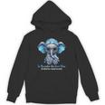 In November We Wear Blue Elephant Diabetes Awareness Unisex Hoodie