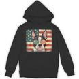 Patriotic Boston Terrier Dog Lover USA Flag 4th Of July For Men Women Kids Unisex Hoodie, Patriotic Boston Terrier Gifts, Boston Terrier 4th Of July Gifts, trending gift