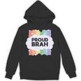 Proud Brah ゲイプライドフラッグ ジェンダー平等 パステルブラ 長袖tシャツ パーカー