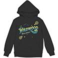 Retro Wildwood New Jersey Waves Sun Ocean Beach NJ Vacation Unisex Hoodie