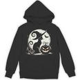 Scary Halloween Cat Costume Retro Cat Moon For Men Women Kids Unisex Hoodie, trending gift
