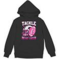 Tackle Breast Cancer Awareness Fighting American Football Hoodie