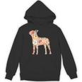 Vintage Floral Boston Terrier For Dog Lover Unisex Hoodie, trending gift