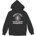 World's Best Boston Terrier Grandpa Dog Grandfather For Men Women Girls Kids Unisex Hoodie, trending gift