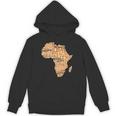 アフリカの平等パターン メラニン 肌色 アフリカ地図 パーカー