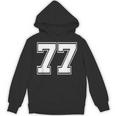 ナンバー77 野球 フットボール 誕生日 パーカー