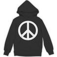 ホワイト ピースサイン パーカー