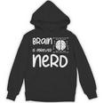 ヴィンテージ NERDファレル Brain Is Forever Nerd ギフトアイデア パーカー