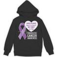 膵臓がん啓発 ハートトゥハート パープルリボン パーカー