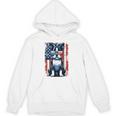 Boston Terrier Dog American USA US Flag Pets Vintage Outfit Unisex Hoodie, American Boston Terrier Gifts, trending gift