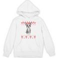 Boston Terrier Dog Santa Hat Men Kids Ugly Christmas Light Unisex Hoodie, Boston Terrier Christmas Gifts, trending gift