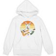 Boston Terrier Guitar Retro Unisex Hoodie, trending gift